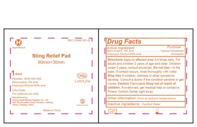 Sting Relief Pad (Sting Relief)